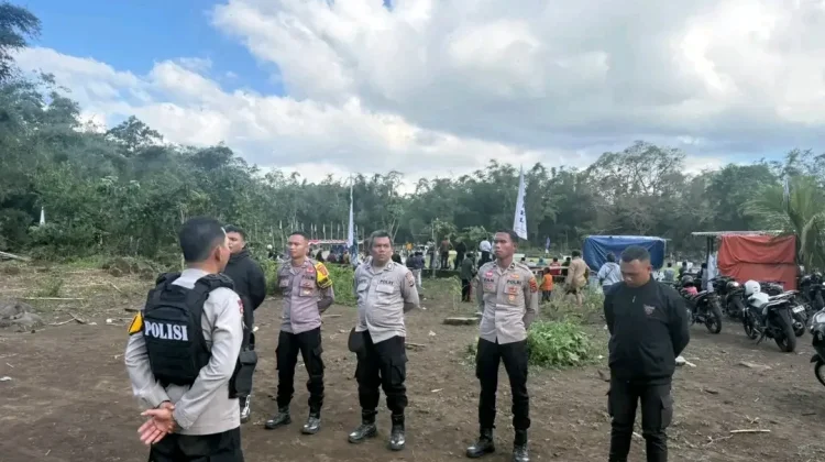 Polres Ngada Amankan Turnamen Bowali Cup I 2026, Kapolres Ajak Junjung Sportivitas