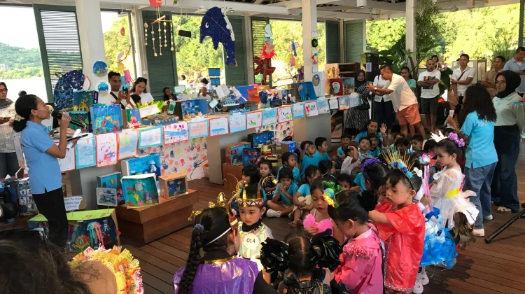 Bajo Kiddy Rayakan Hari Bumi 2026 lewat Karya Daur Ulang Bertema Laut