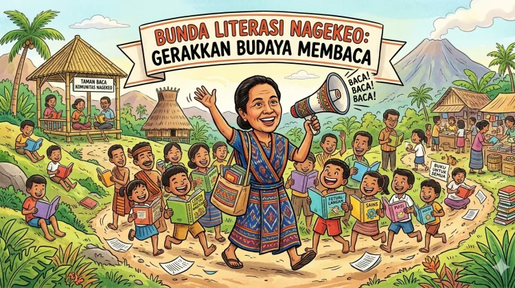 Bunda Literasi Nagekeo Gerakkan Budaya Membaca