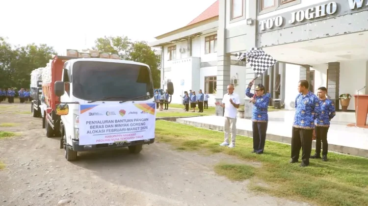 Bupati Nagekeo Launching Penyaluran Bantuan Pangan Tahun 2026