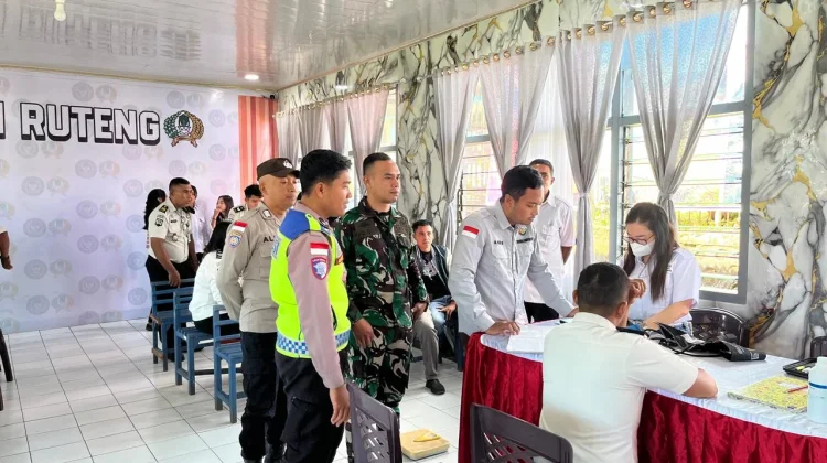 Rutan Ruteng Gandeng PMI Gelar Aksi Donor Darah Sambut HBP ke-62