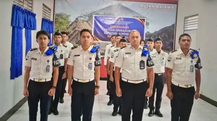 Rutan Bajawa Kukuhkan Satops Patnal Perkuat Pengawasan
