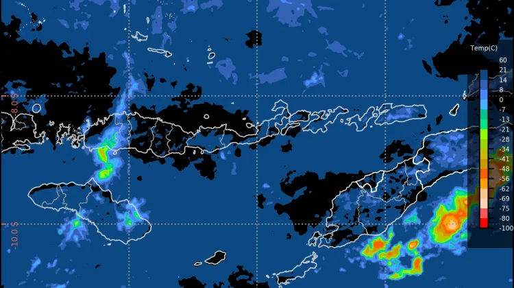 Cuaca NTT Hari Ini Berawan, Hujan Ringan Meluas