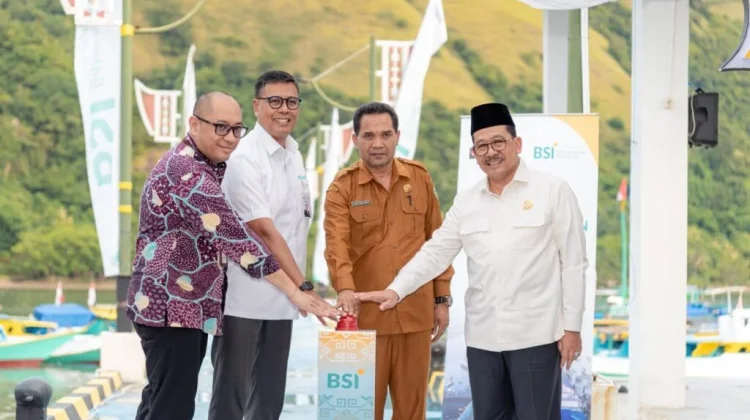 Gandeng BSI, Kampung Nelayan Merah Putih Diluncurkan di Warloka Pesisir