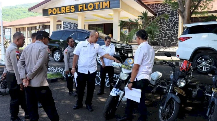 Audit Itwasda Polda NTT Periksa Kesiapan Polres Flotim