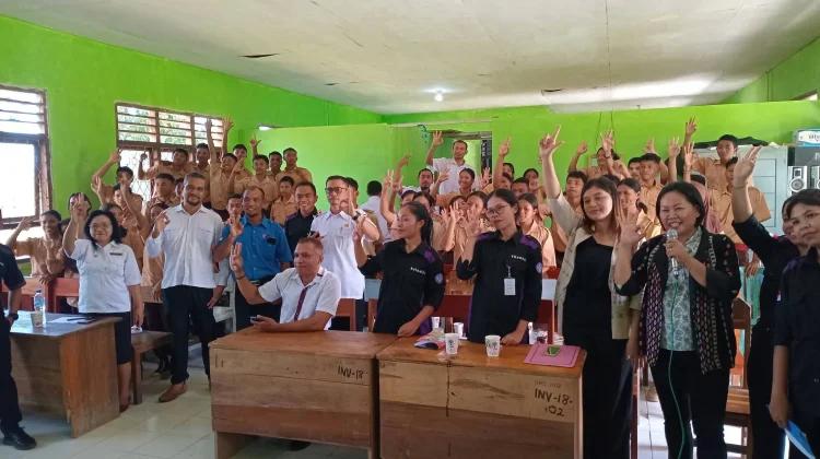 Siswa SMAN 1 Mbeliling  Latih Skill Kepemimpinan dan Edukasi Kesehatan
