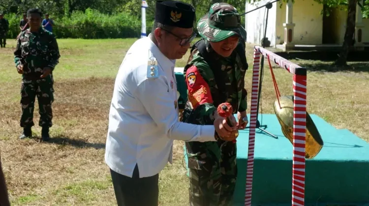 Wakil Bupati Ende Resmi Buka TMMD Ke-128 di Kecamatan Wewaria