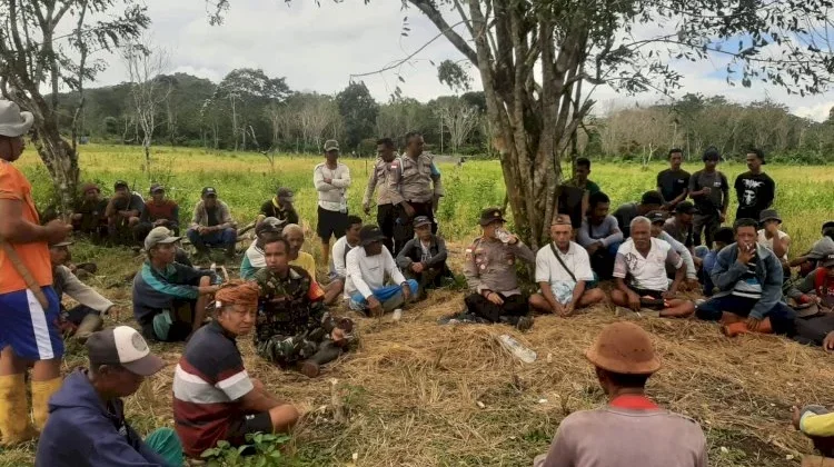 Aparat Gabungan Amankan Konflik Batas Tanah di Reok Barat