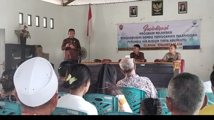 Relaksasi Denda Air Minum Disosialisasikan di Kelurahan Rewarangga Selatan