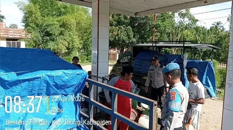 Polsek Riung Monitoring Stok BBM di APMS Riung