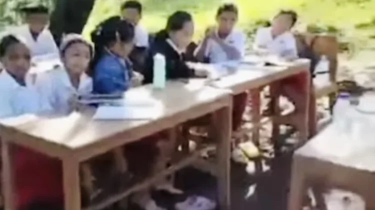 Siswa Belajar di Bawah Pohon Viral, SDN Tando Segera Direhabilitasi Total