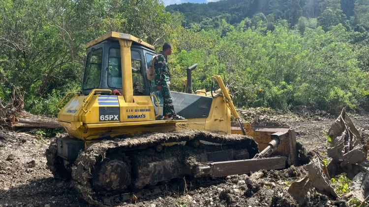 Progres Meningkat, TMMD Ke-128 Kodim 1602/Ende Fokus Buka Akses Wilayah Terpencil