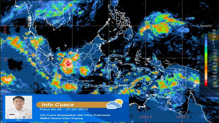 BMKG: Waspada Hujan Sedang dan Angin Kencang NTT