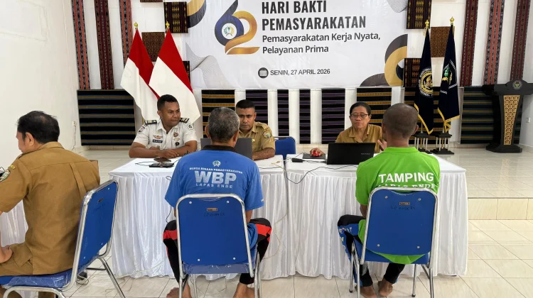 Lapas Ende Fasilitasi KTP-el Warga Binaan