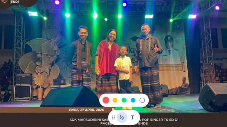 Siswa SDK Marsudirini Juara Pop Singer Ende