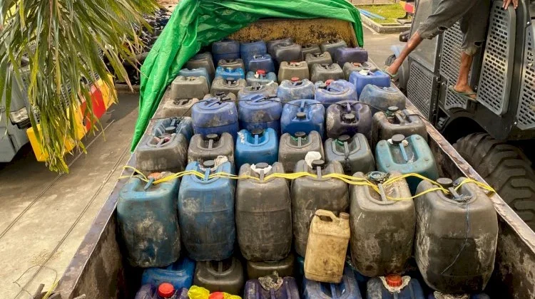 Polres Manggarai Amankan Ribuan Liter Solar Subsidi, Satu Pelaku Diamankan