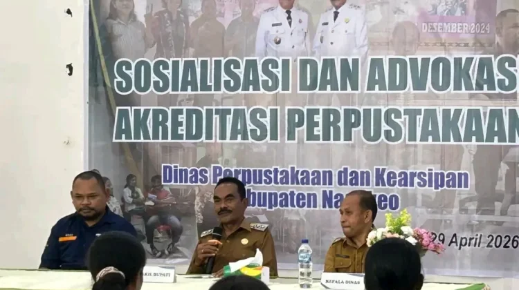 Wakil Bupati Nagekeo Buka Sosialisasi Advokasi dan Akreditasi Perpustakaan