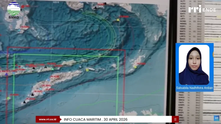 BMKG Kupang Rilis Peringatan Cuaca Maritim NTT Hari Ini