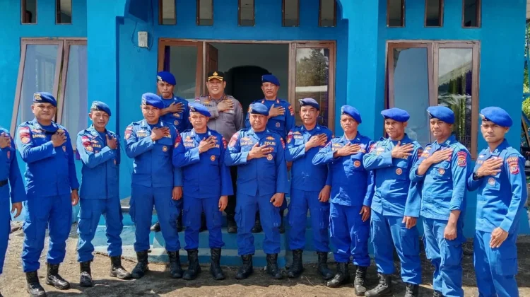 Polres Ende Resmikan Pos Pol Airud di Maurole Perkuat Keamanan Laut