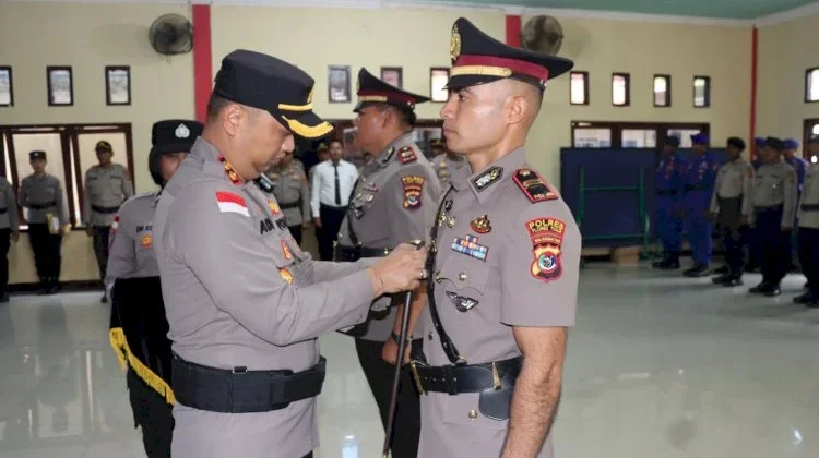 Rotasi Jabatan, Polres Flotim Perkuat Layanan