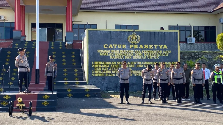 Polres Nagekeo Gelar Apel Siaga May Day 2026