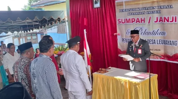 Pelantikan Kades Leuwayang Dikawal Babinsa, Wilayah Kondusif