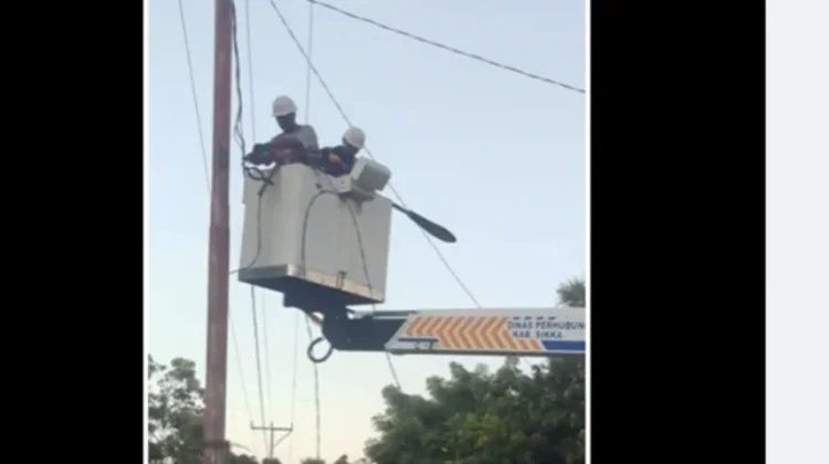 Lampu PJU Diperbaiki, Maumere Kini Makin Terang