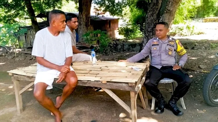 Polisi Sambangi Pemuda Ile Boleng, Perkuat Kamtibmas