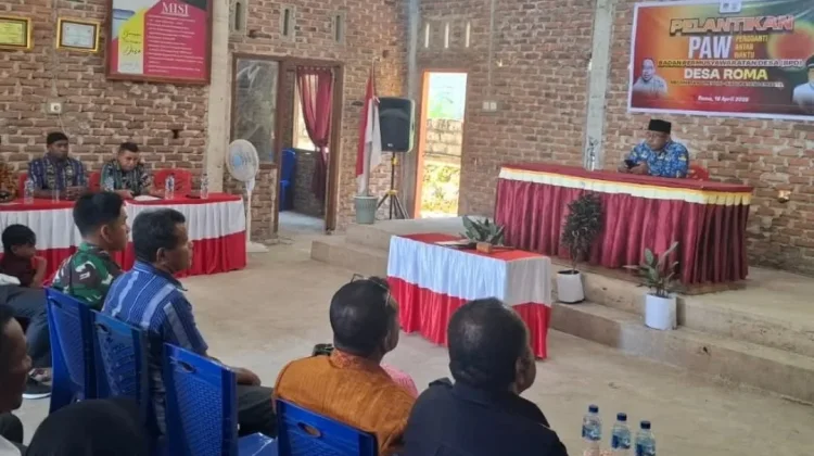 PAW BPD Desa Roma Digelar, Acara Berlangsung Aman dan Tertib