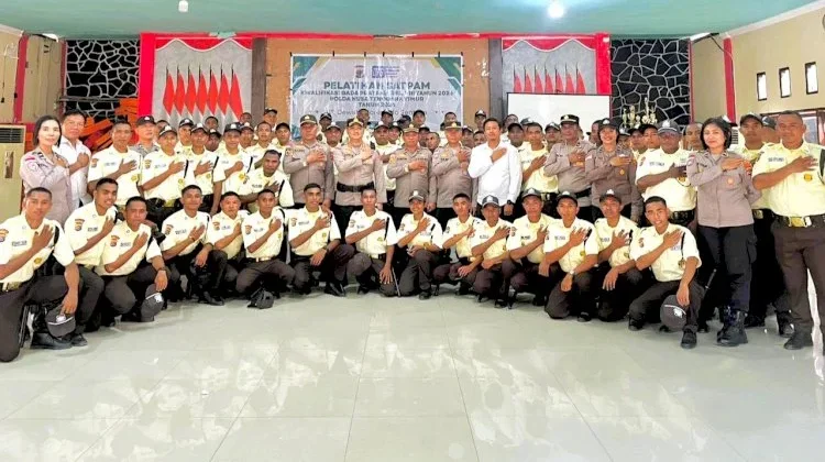 Polres Flotim Tutup Pelatihan Gada Pratama Gelombang VIII