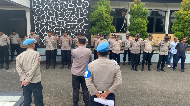 GMNI Demo Kebijakan Aset, Polres Ende Terapkan Pengamanan Ketat