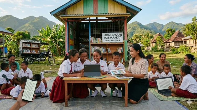 Literasi Digital Jangkau Wilayah Pelosok Manggarai Timur