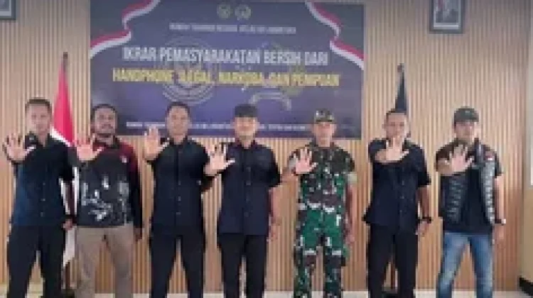 Rutan Larantuka Gelar Ikrar dan Razia Blok Hunian