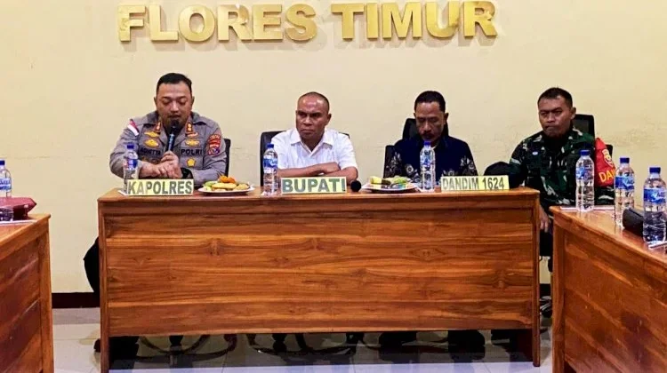 Forkopimda Flotim Bahas Penyelesaian Konflik Sosial di Adonara Timur
