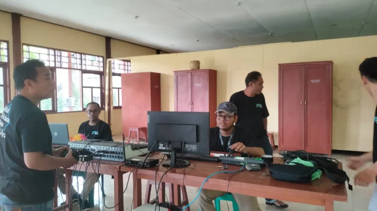 TMB RRI Pastikan Kualitas Streaming di SMK St. Vincentius