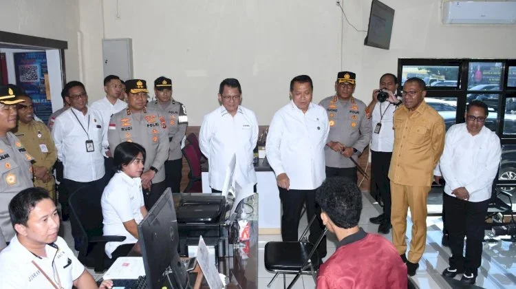 Kapolda NTT Dampingi Wamen PANRB Tinjau Polresta Kupang Kota