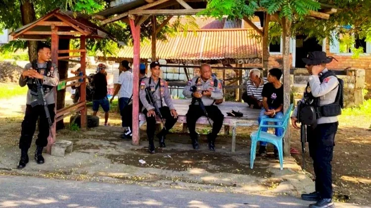 Polres Flores Timur Kawal Kondusivitas Wilayah Adonara Timur
