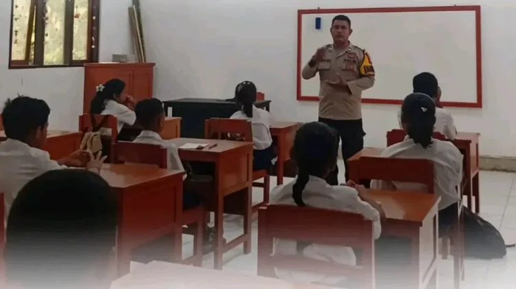 Polisi Peduli Pendidikan, Bhabinkamtibmas Bangun Kesadaran Kamtibmas sejak Dini