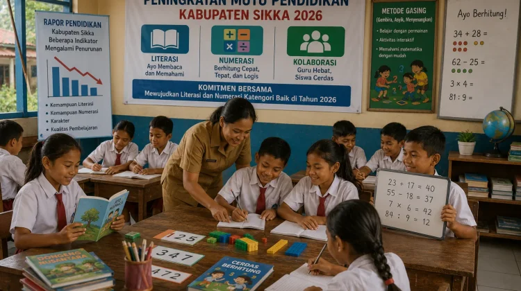 Metode Gasing Diterapkan untuk Tingkatkan Numerasi Siswa di Sikka
