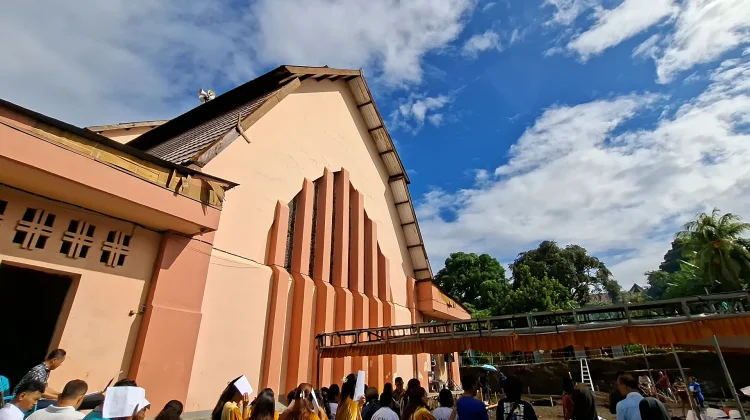 Aula Baru Katedral Ende Disiapkan Akhiri Penggunaan Tenda saat Misa Besar