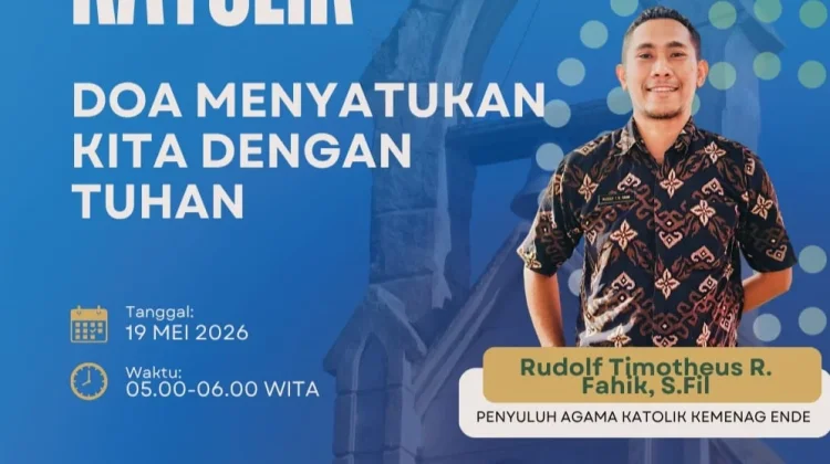 Refleksi Mutiara Pagi Agama Katolik di RRI Ende, Doa Menyatukan kita dengan Tuhan