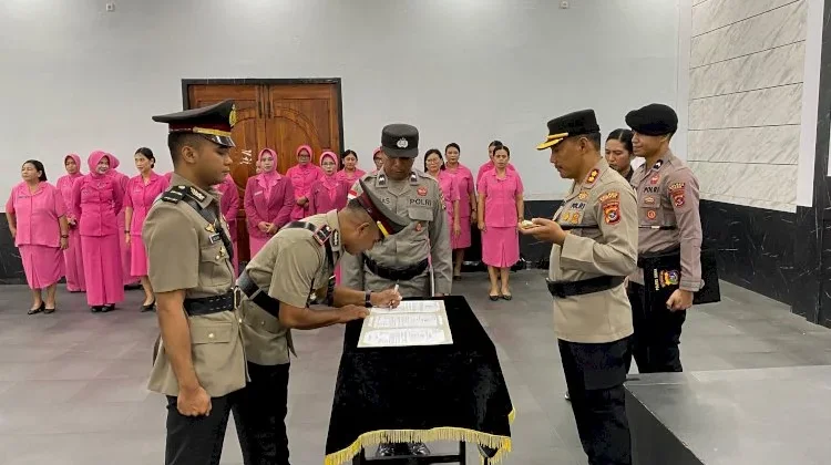 Rotasi Pejabat Polres Sikka Perkuat Pelayanan Kamtibmas
