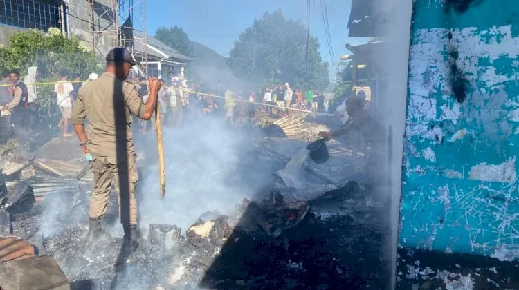 Kebakaran di Satar Tacik, Satu Warga Meninggal Dunia