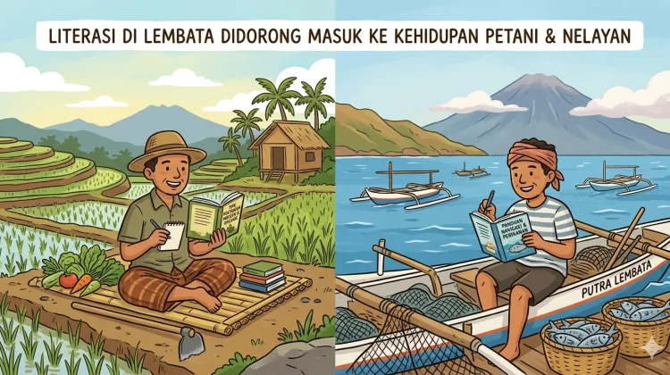 Literasi di Lembata Didorong Masuk ke Kehidupan Petani dan Nelayan