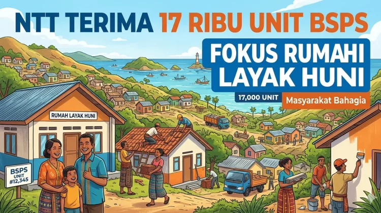 NTT Terima 17 Ribu Unit BSPS, Fokus Rumah Layak Huni