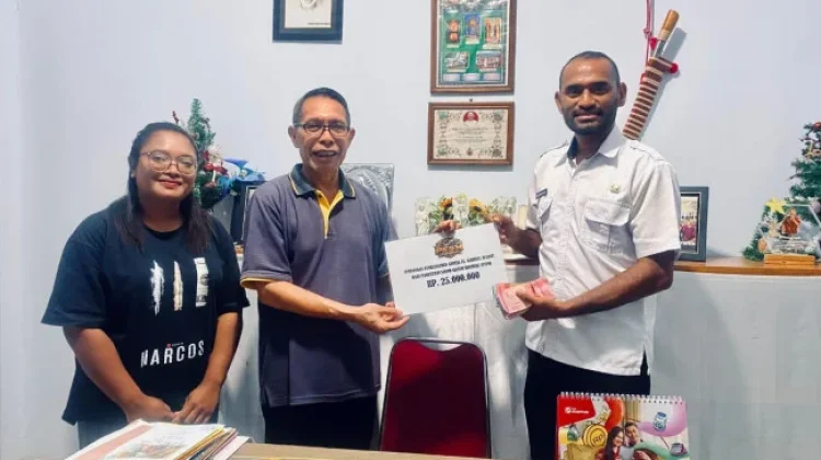 Paguyuban Sound System Maumere Bantu Pembangunan Gereja Waioti