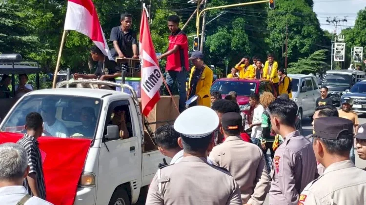 Polres Sikka Kawal Demokrasi lewat Pengamanan Humanis Aksi