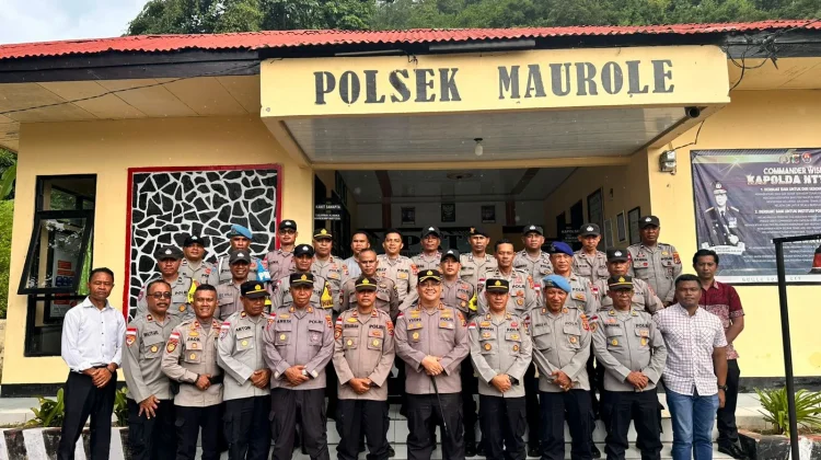 Kapolres Ende Serap Aspirasi dan Perkuat Sinergitas di Polsek Maurole