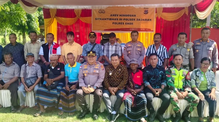 Kunker Humanis Kapolres Ende Pererat Sinergi Bersama Warga Wewaria