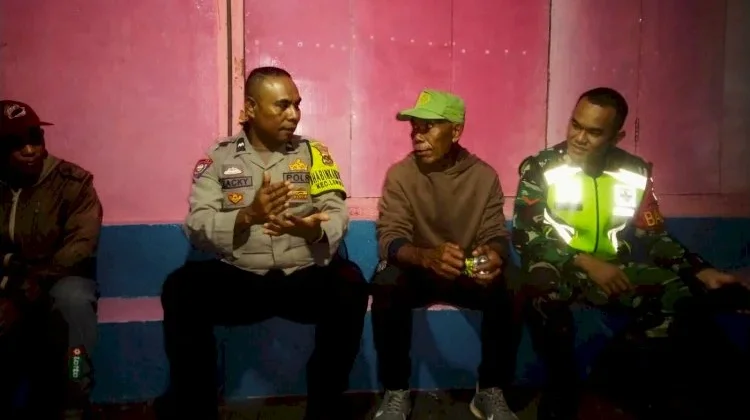 Polisi Patroli Dialogis Amankan Hajatan Warga Riangkotek